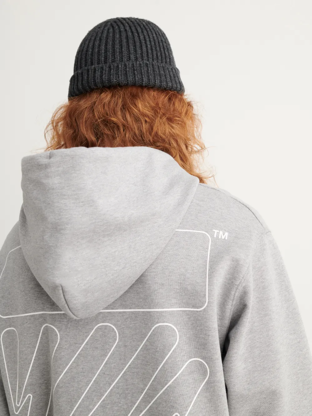 WAVE DIAGONALS SLIM HOODIE
