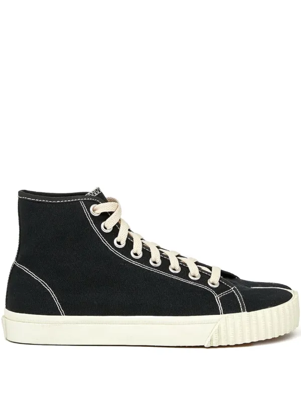 zara black high top sneakers