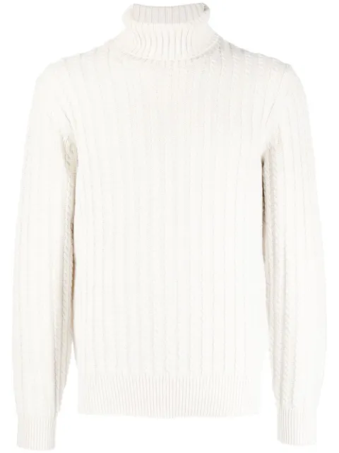 Brioni roll-neck cashmere jumper