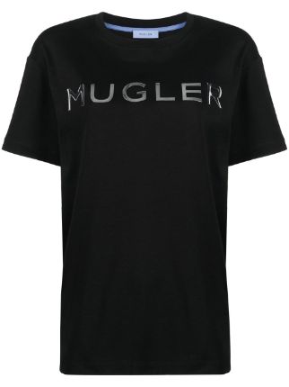 Mugler logo-print T-shirt - Farfetch