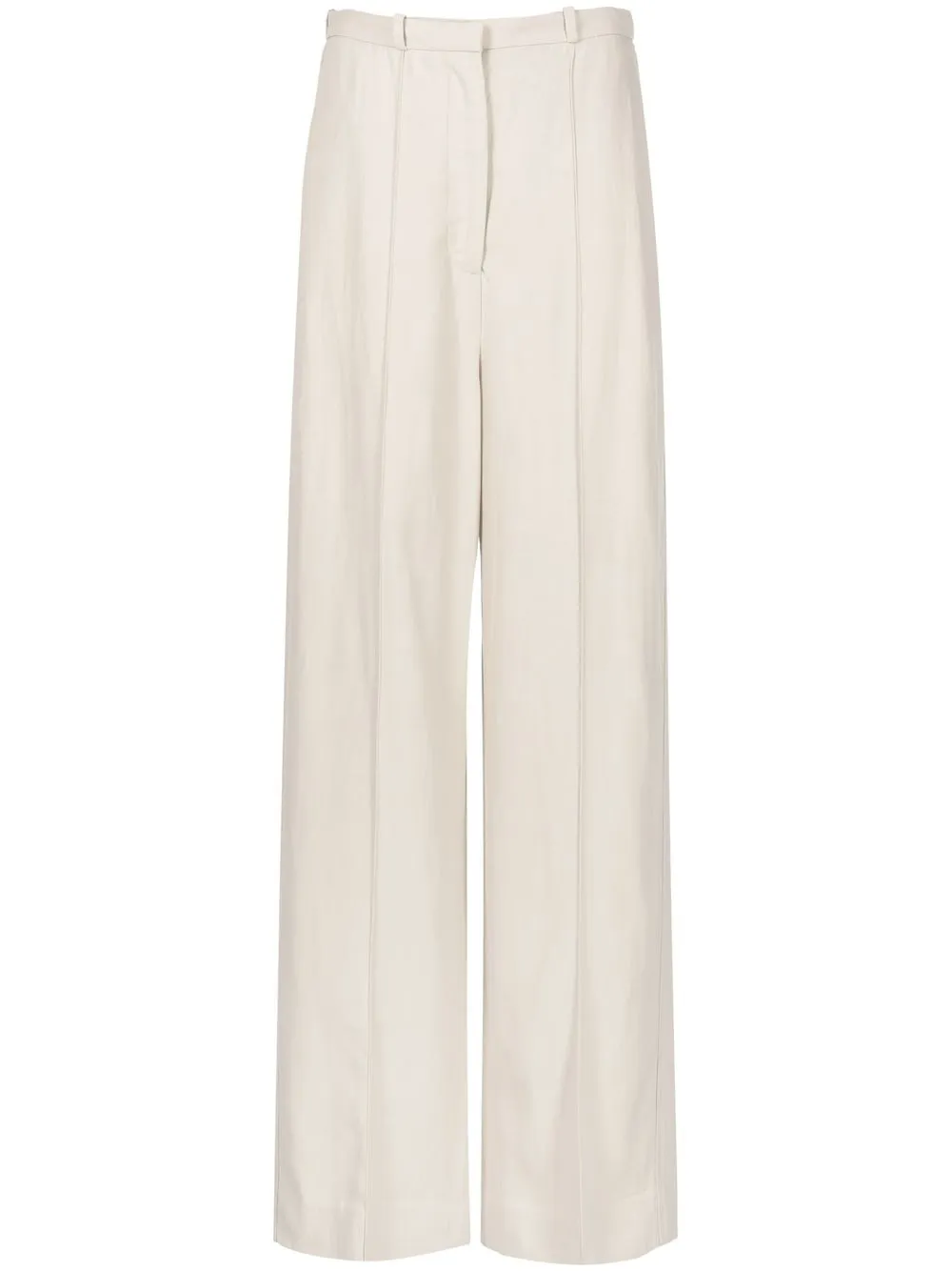 

TOTEME high-waisted wide-leg trousers - Neutrals