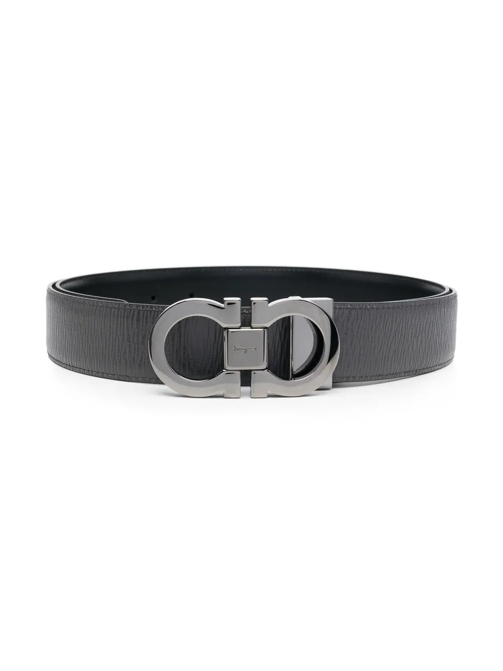 

Salvatore Ferragamo cinturón con hebilla del logo - Negro