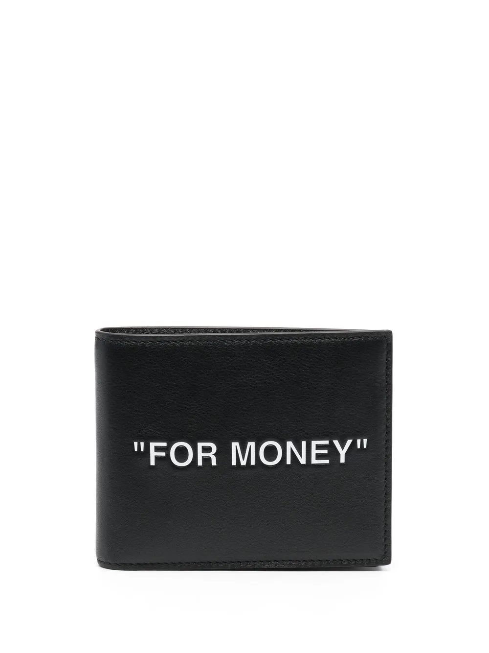 Click to view more detailed imagery on our partner's website Off-white "for Money" Bi-fold Wallet In Schwarz