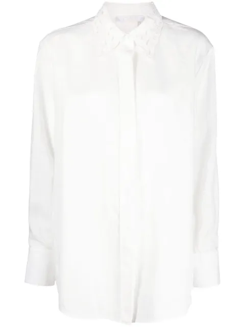 Chloé broderie anglaise linen shirt