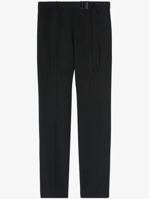 Off-White belted slim-fit trousers