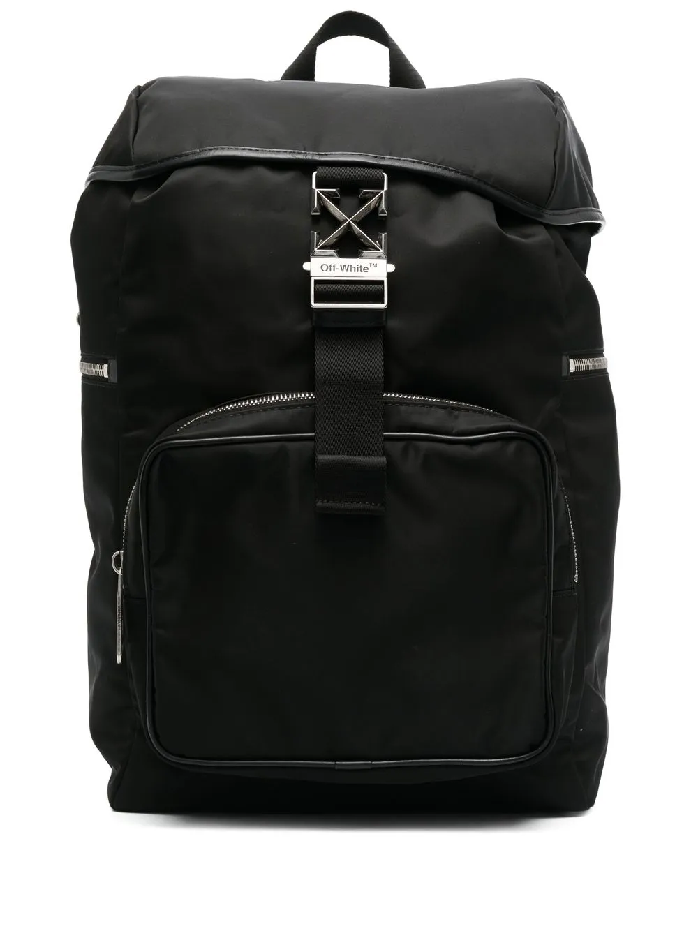 

Off-White Arrow-plaque backpack - Black