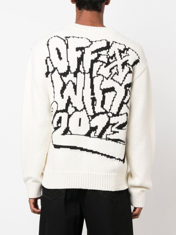 Off-White オフホワイト グラフィック セーター - Farfetch