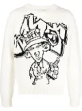 Off-White graphic-intarsia jumper