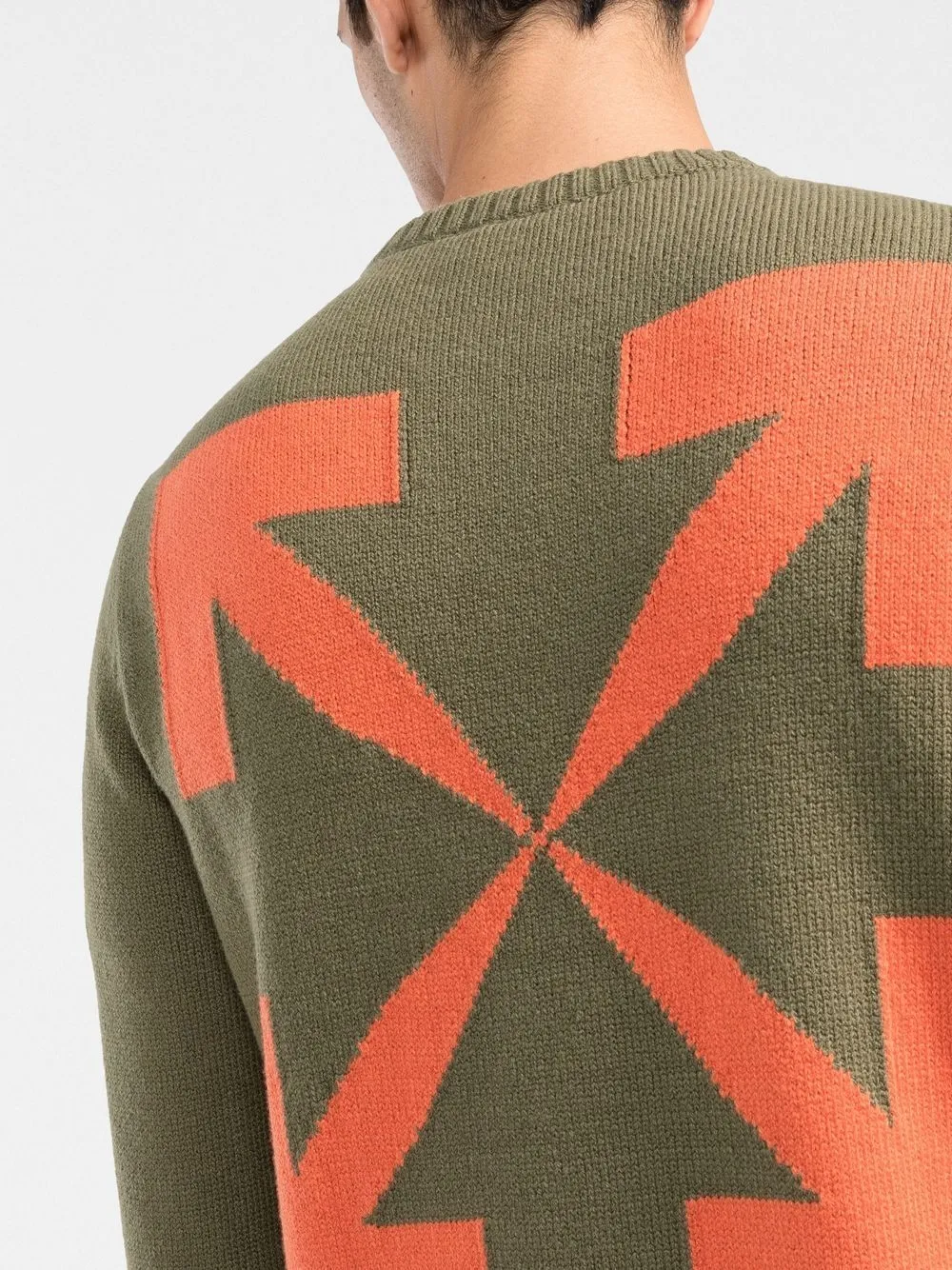 Diag Stripe knit jumper