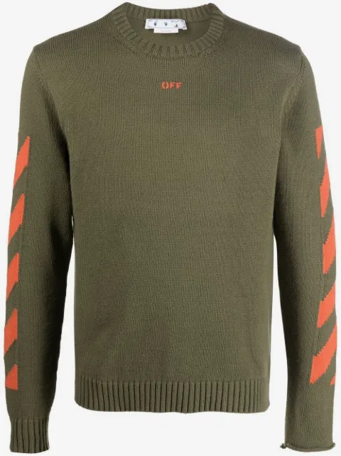 Off-White Diag Stripe knit jumper