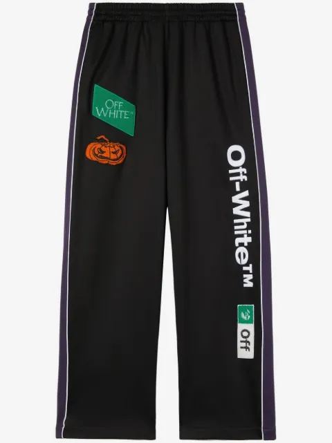 Off-White logo-patch track pants