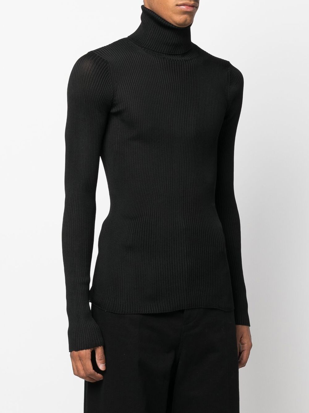 Affordable Off-White Helvet fine-knit ribbed jumper Men