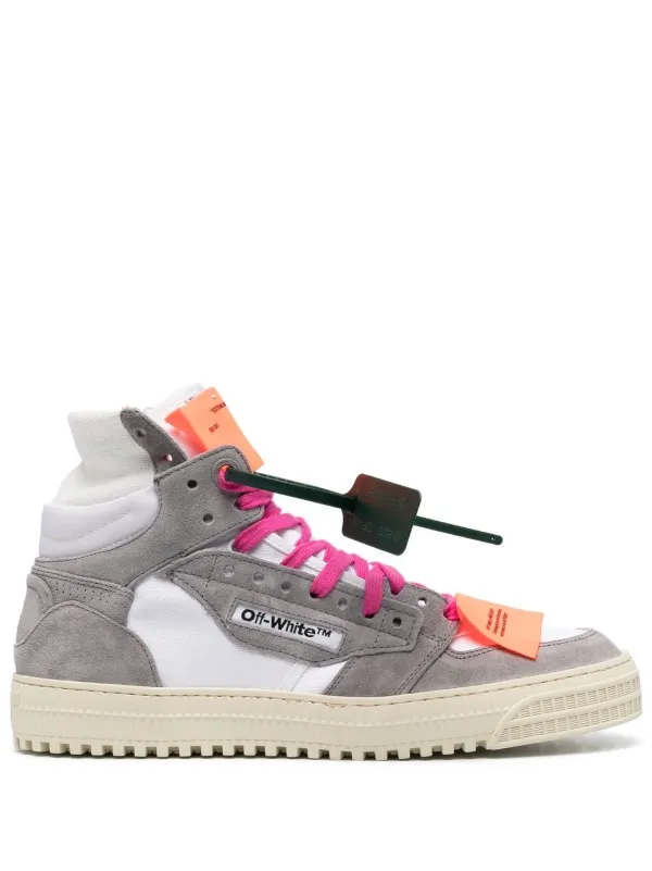 Off white zip hot sale tie shoes