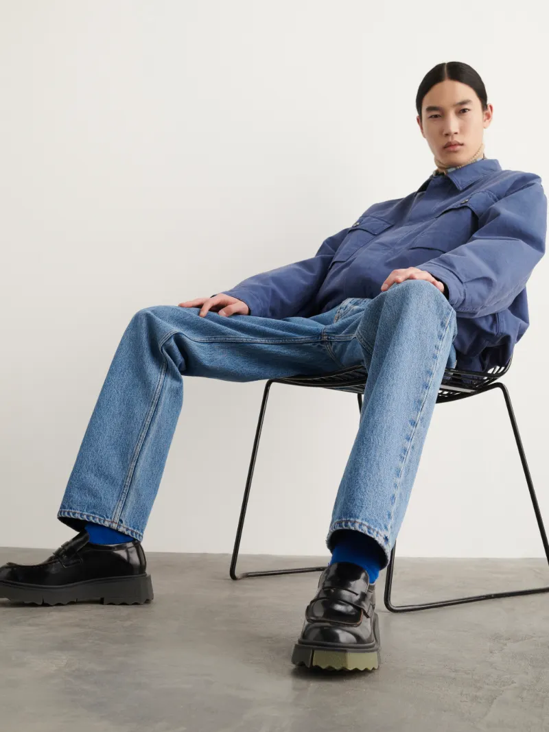 LEATHER SPONGE LOAFER
