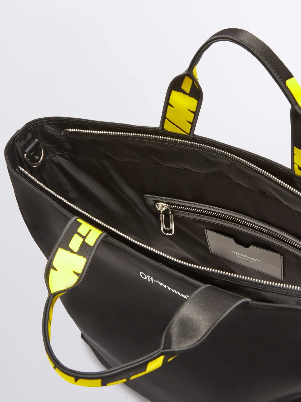 HARD CORE NYLON TOTE BAG in black OffWhite™ Official GB