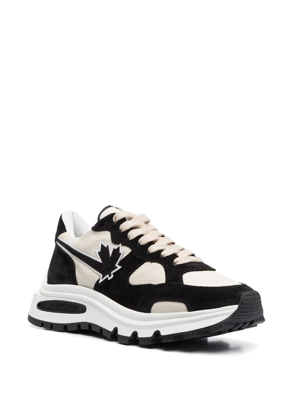 Dsquared2 Bubble sneakers met vlakken - Beige