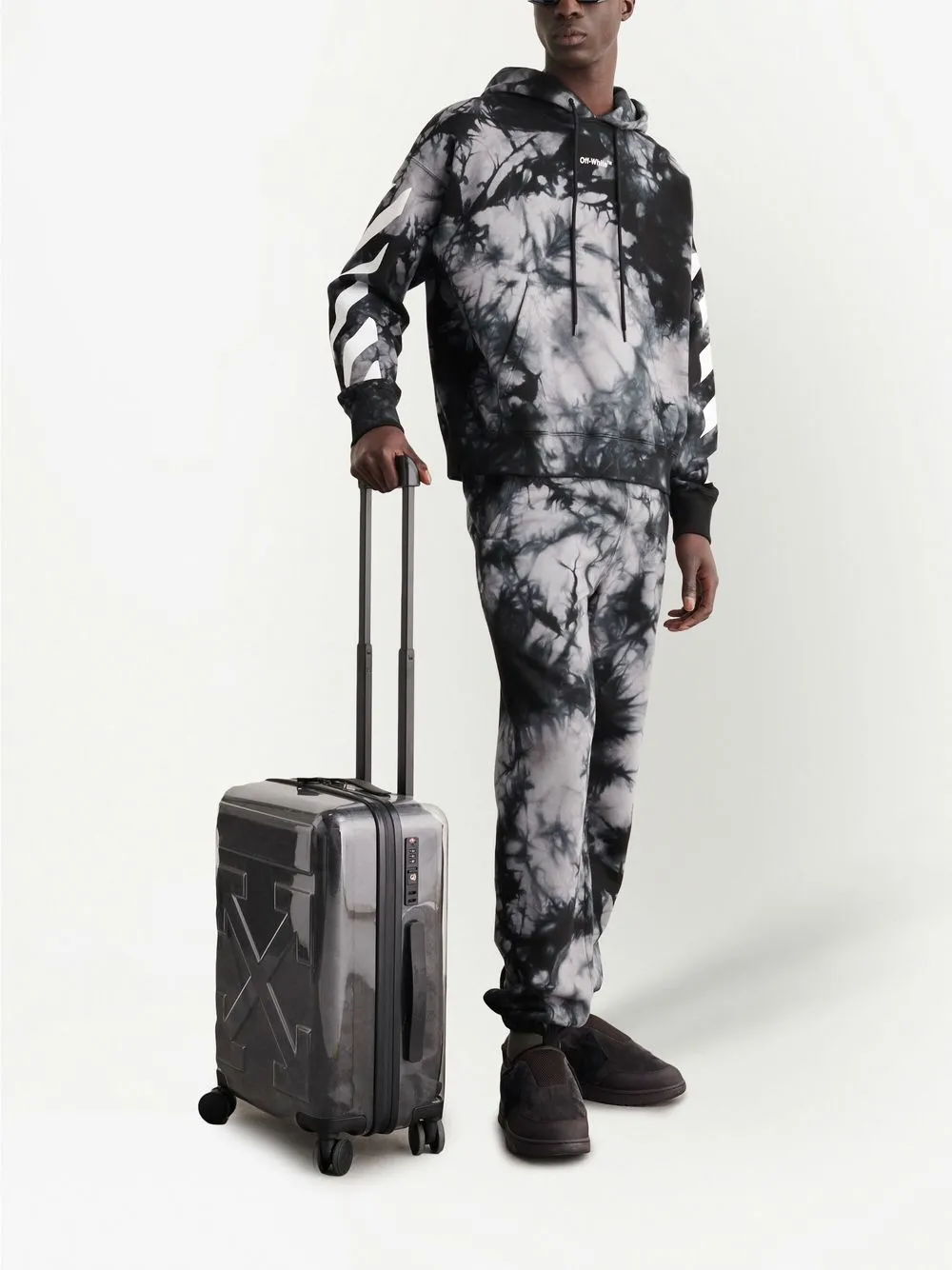 OffWhite Quotemotif Translucent Cabin Luggage Farfetch