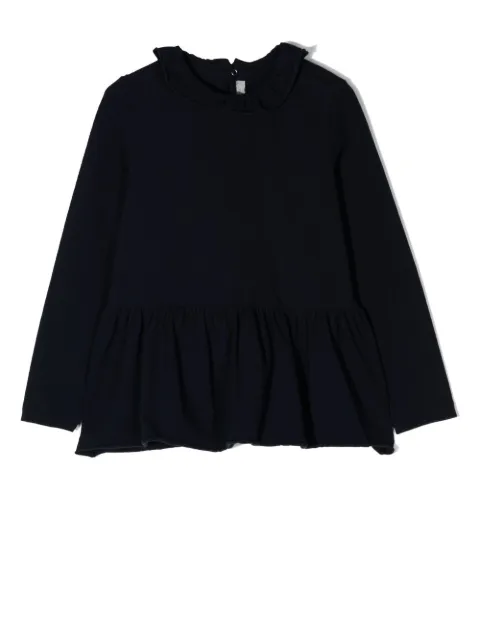 Il Gufo ruffled long-sleeved blouse