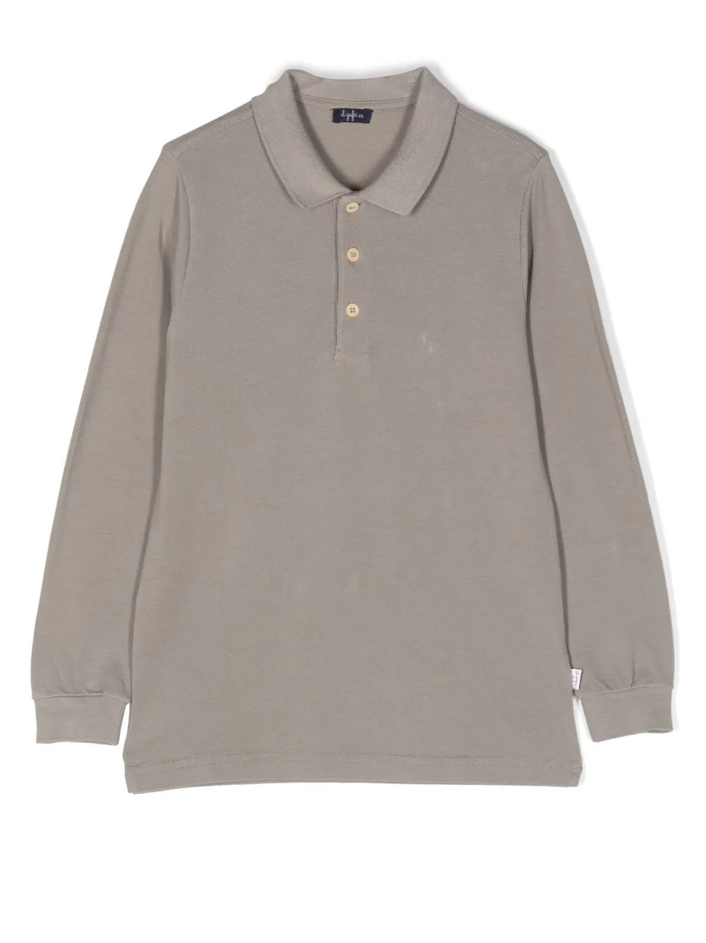 

Il Gufo button-front long-sleeved polo shirt - Neutrals