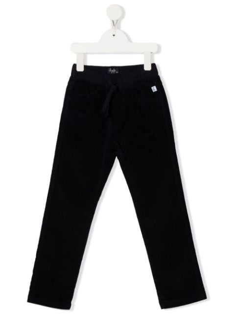 Il Gufo drawstring-waist cotton track pants
