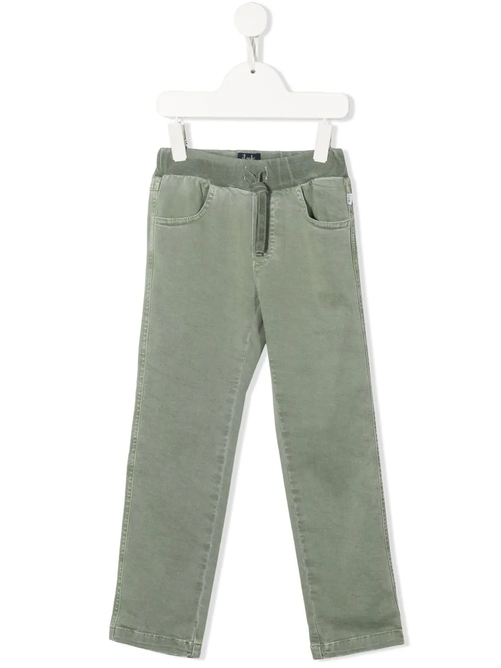 

Il Gufo pantalones chinos con cordones en la pretina - Verde