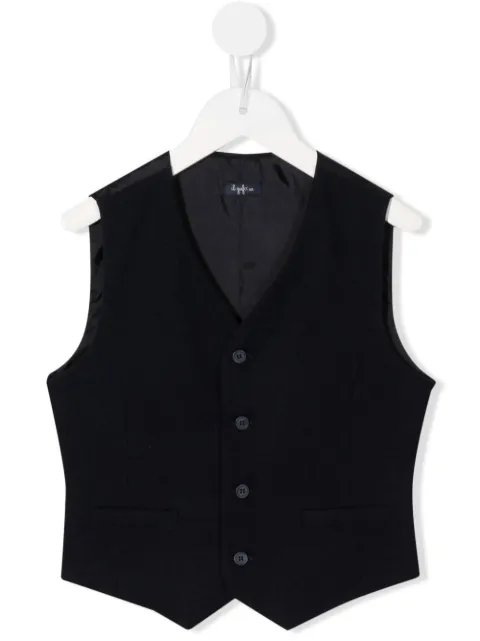 Il Gufo single-breasted fitted waistcoat