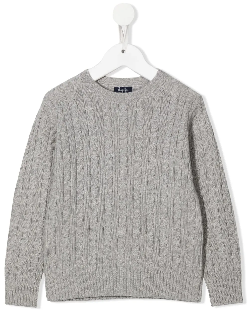 

Il Gufo cable-knit wool jumper - Grey