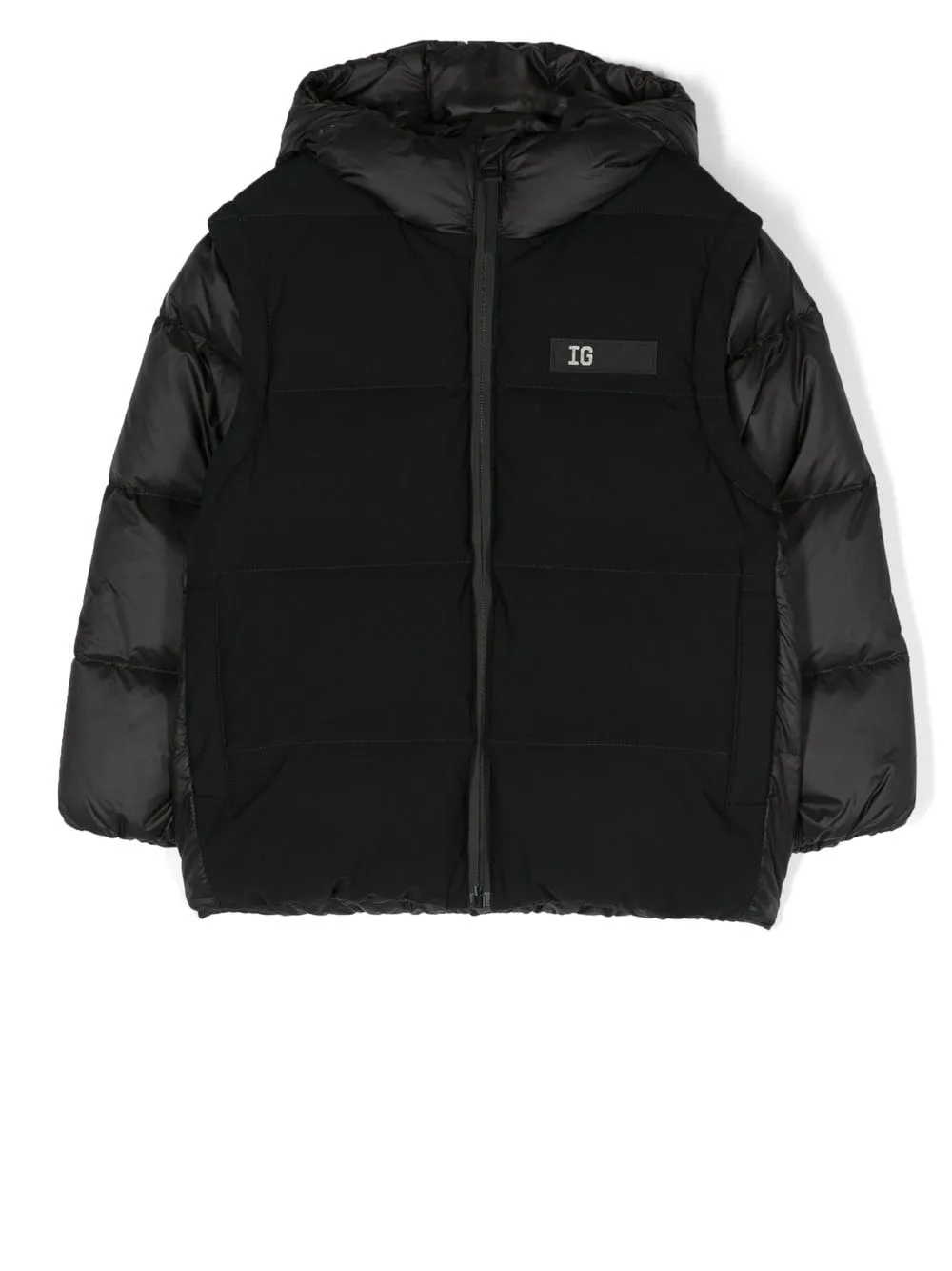

Il Gufo feather down jacket - Negro