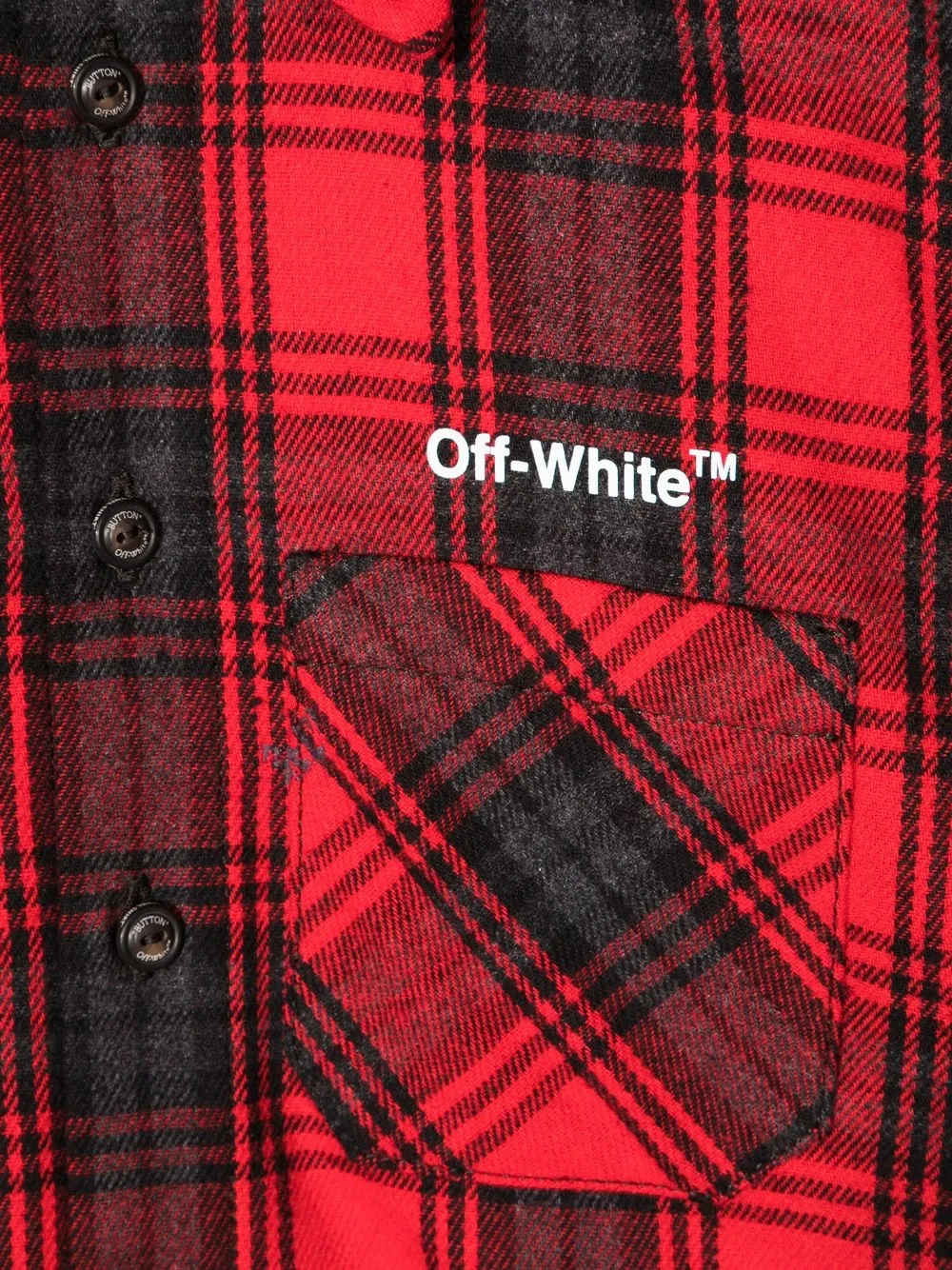 Off-White Kids Camisa Xadrez De Flanela - Farfetch