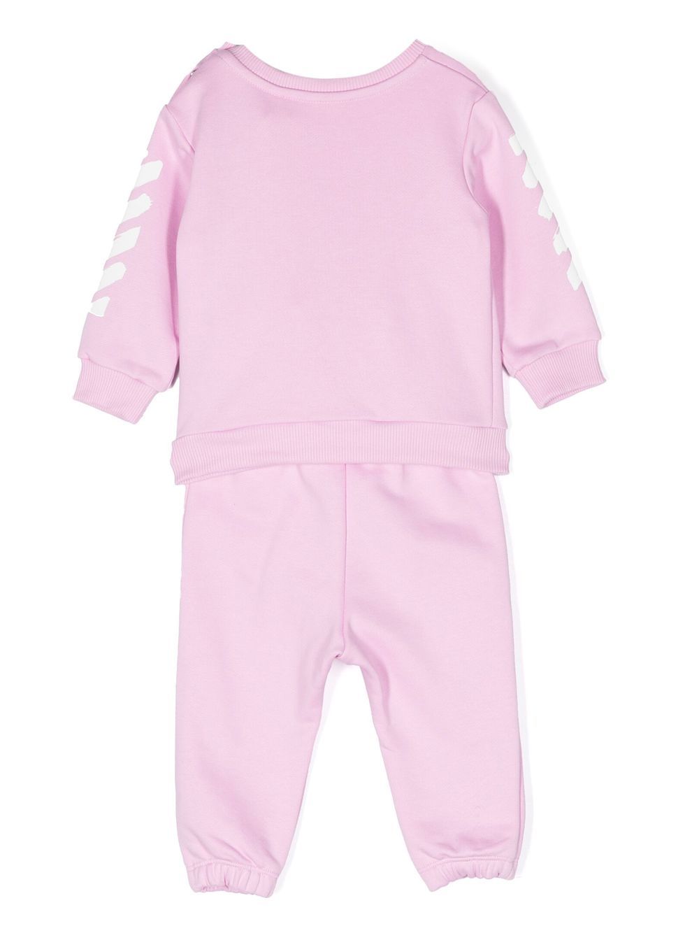 Off-White Kids Trainingspak met print - Roze