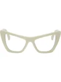 Off-White Eyewear cat-eye frame sunglasses - Blue