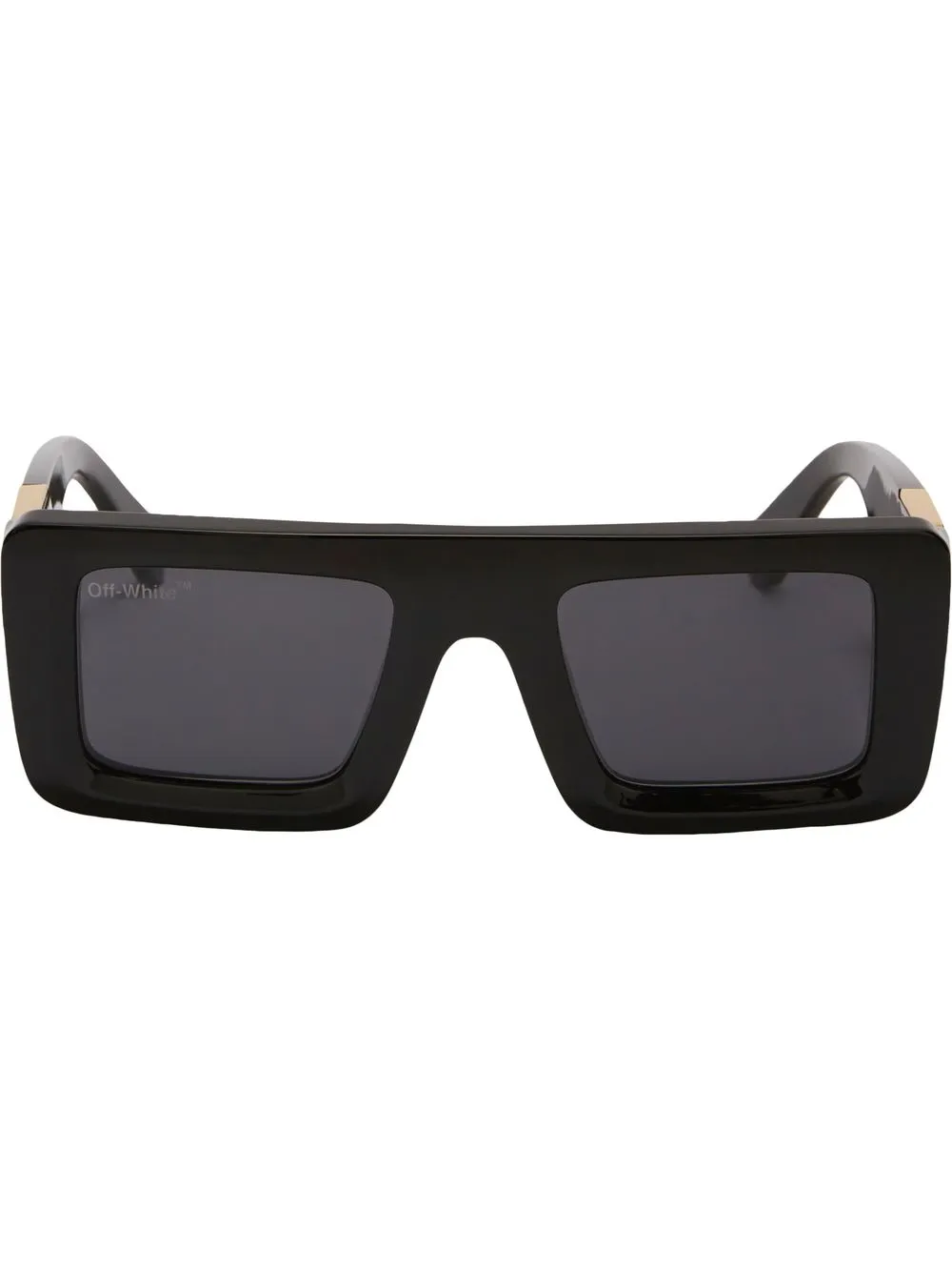 Off-white Atlantic 53mm Rectangular Sunglasses In White Dark Grey