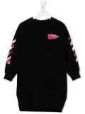 Off-White Kids Arrows-motif jumper dress - Black