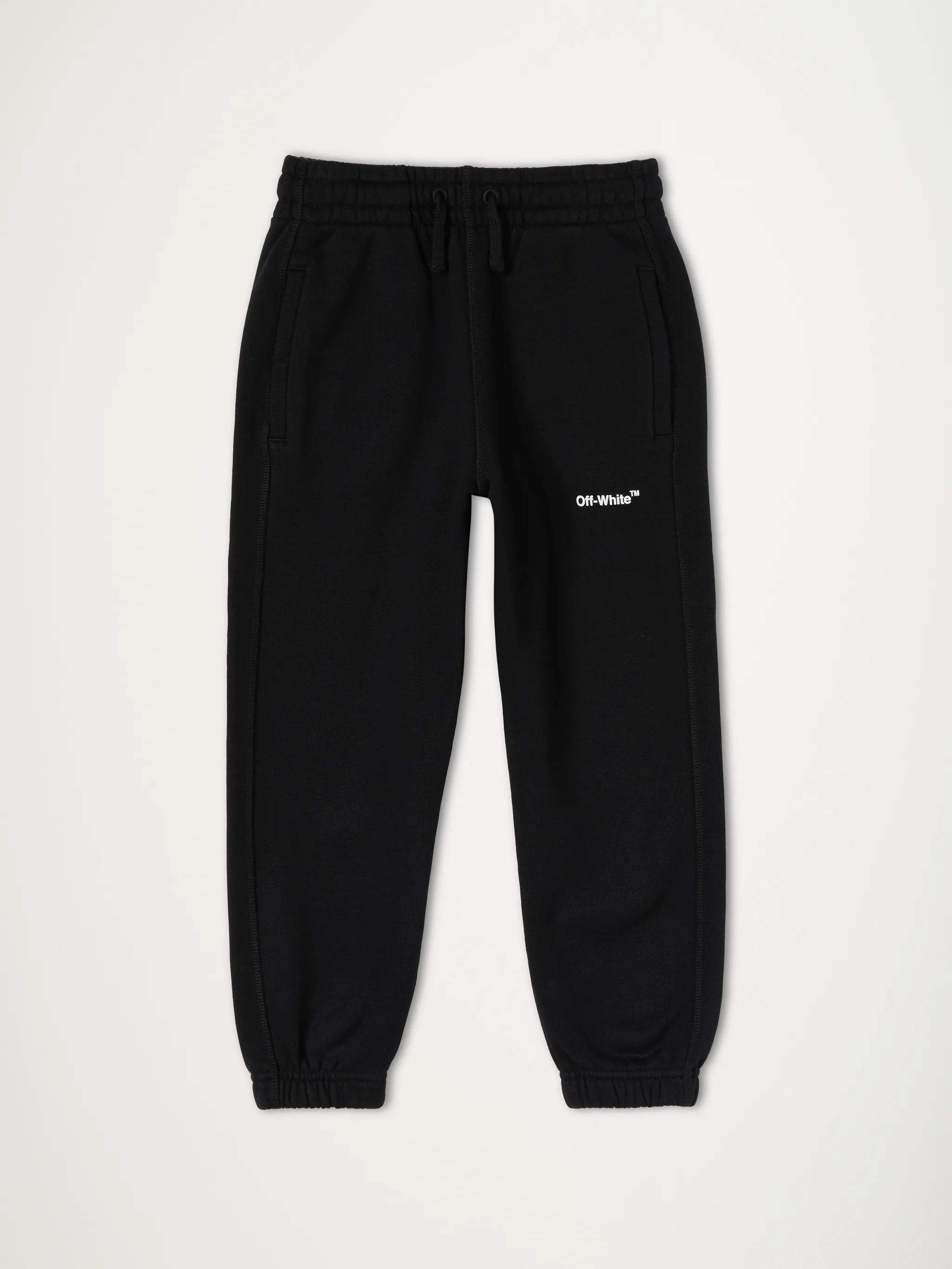 kids white track pants