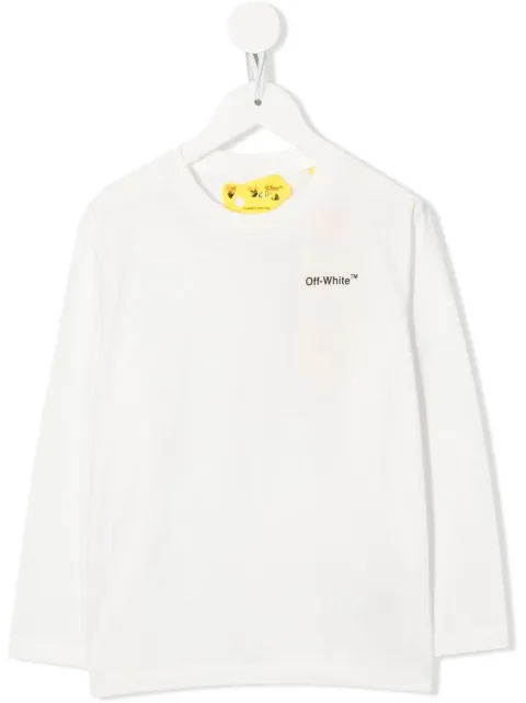 Off-White Kids تيشيرت قطن بنقش أسهم