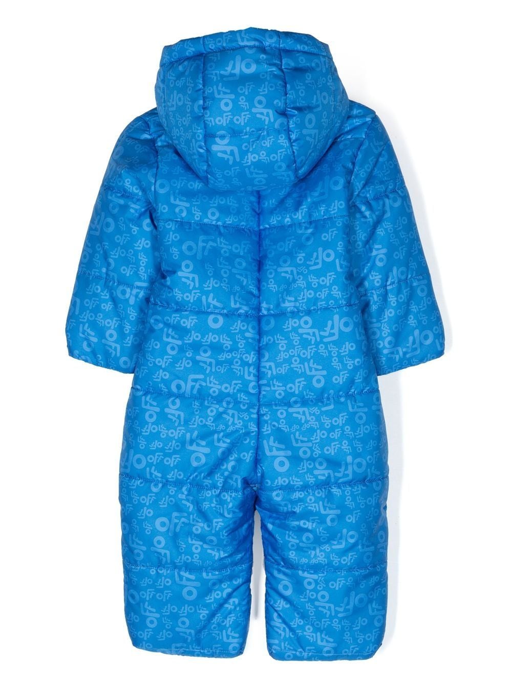 Off-White Kids Sneeuwpak met logoprint - Blauw