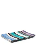 Missoni Home zig-zag print bath mat - Blue