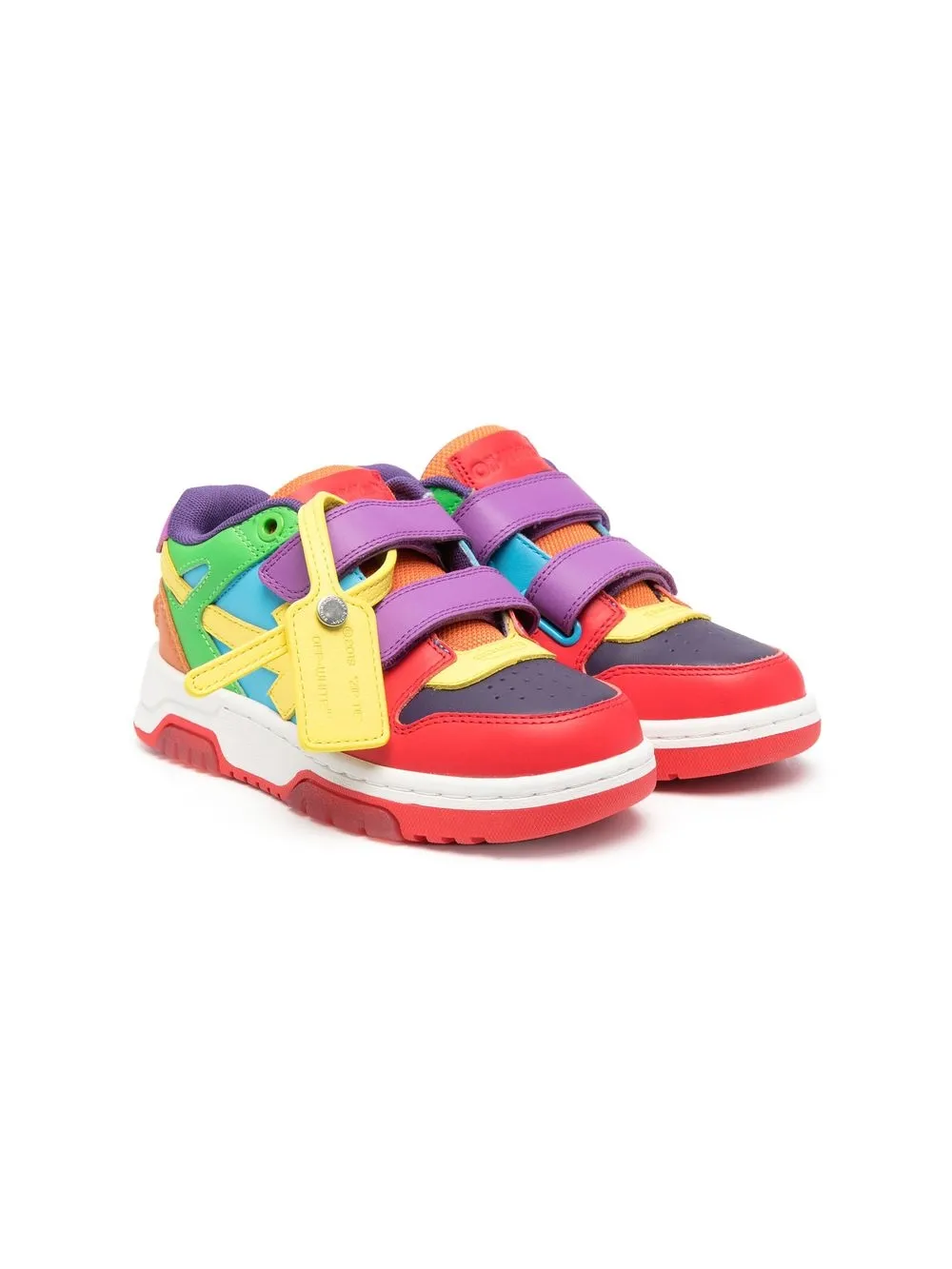 

Off-White Kids Out Of Office lace-up sneakers - Yellow