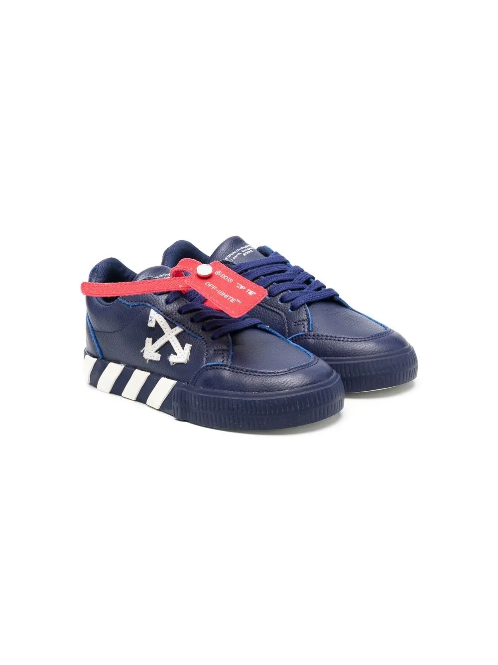 

Off-White Kids Vulcanized lace-up sneakers - Blue