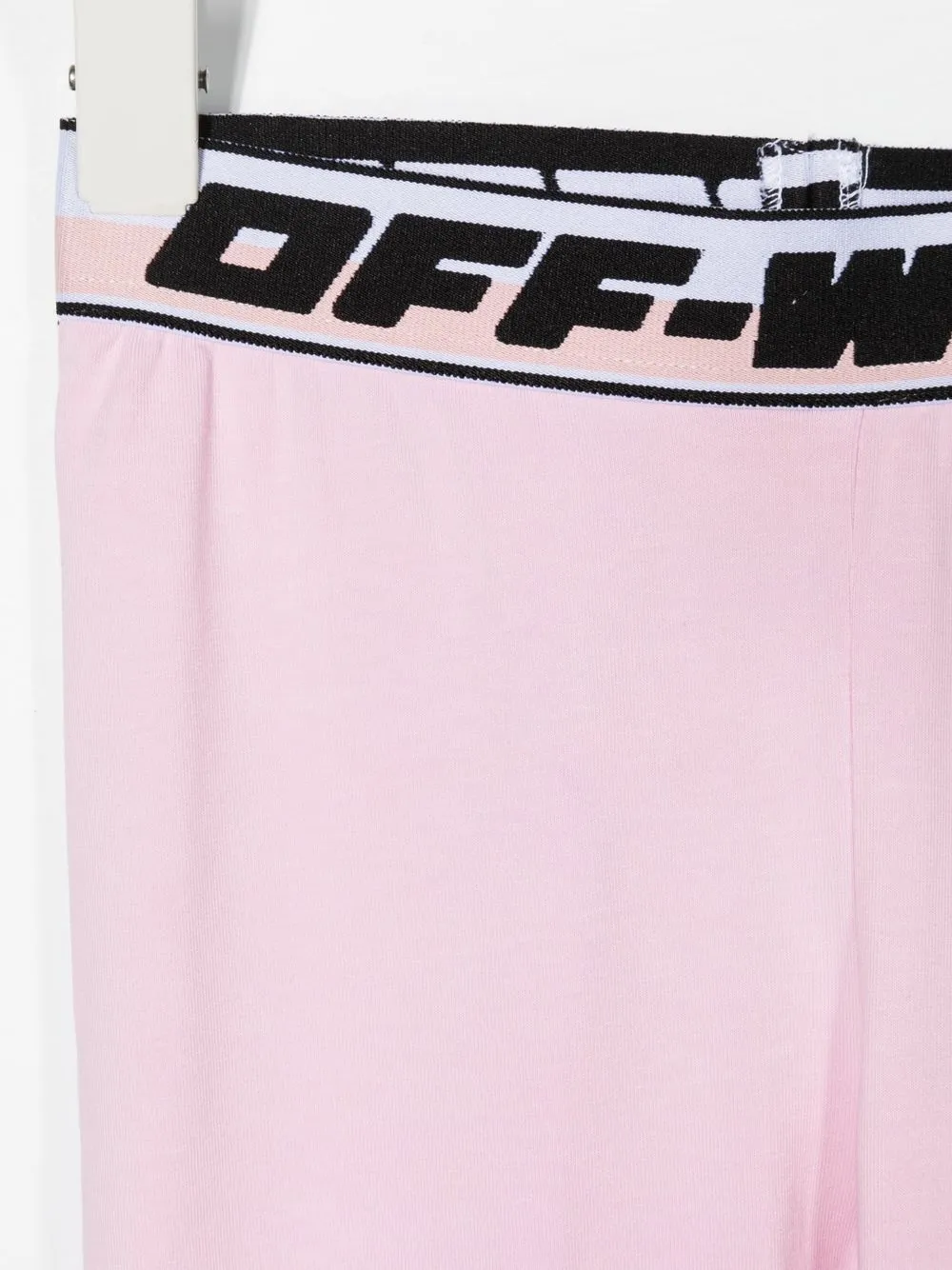  Off White Kids Leggings Mit Logo Bund   Rosa 