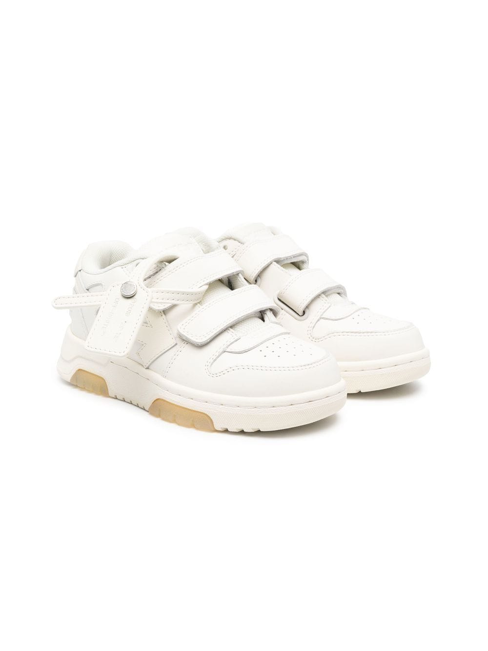 Shop Off-white Out Of Office Touch-strap Sneakers In White