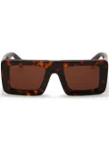 Off-White Eyewear Arrows-motif tinted sunglasses - Brown