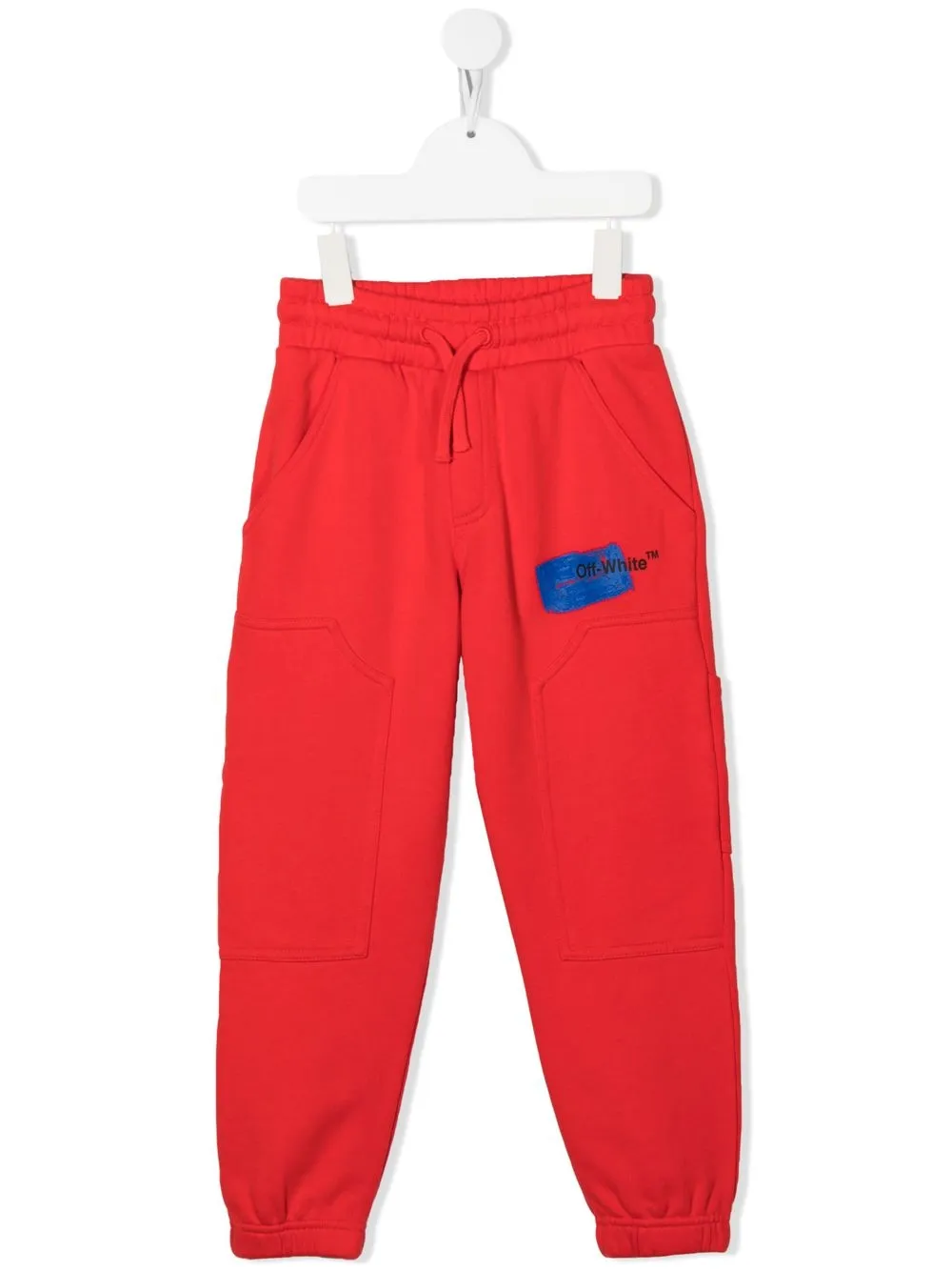 

Off-White Kids pants con logo estampado - Rojo