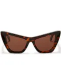 Off-White Eyewear Edvard cat-eye sunglasses - Brown