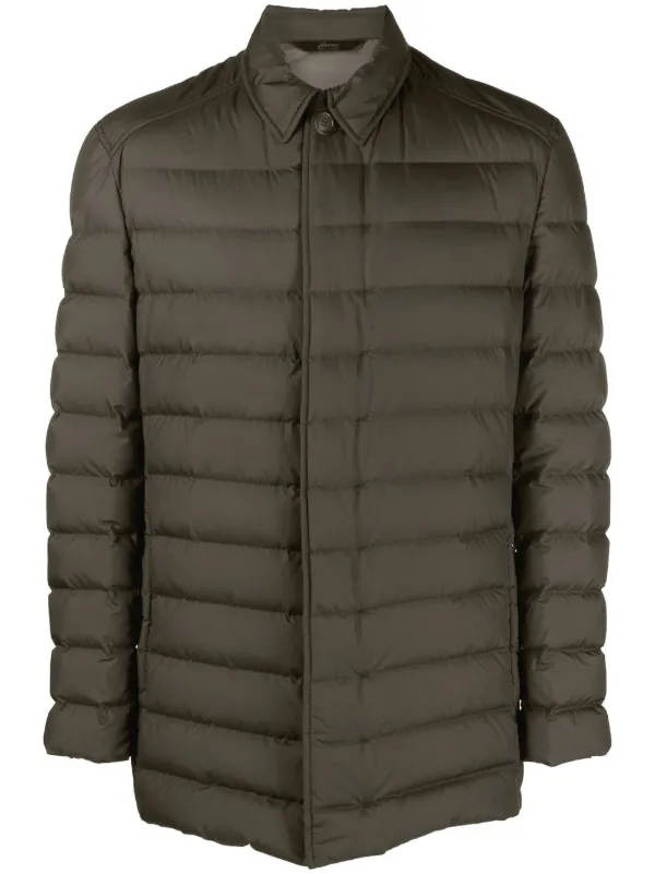 Brioni two pocket Quilted Jacket Green FARFETCH ZA