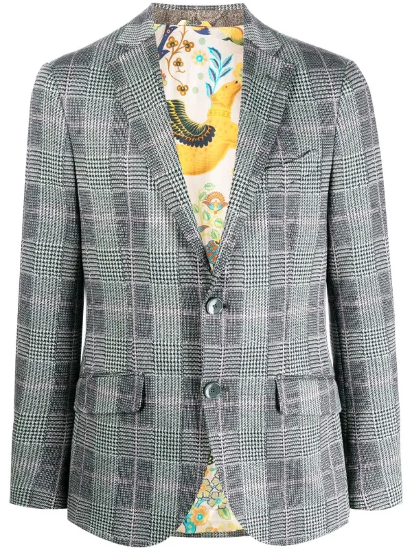 テーラードジャケット ETRO チェックジャケット