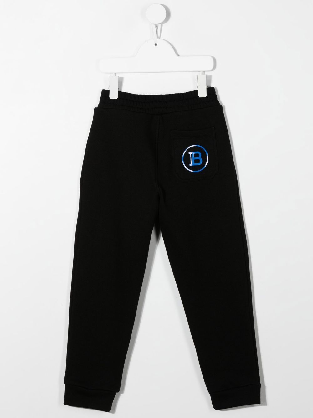 Balmain Kids Broek met logoprint - Zwart