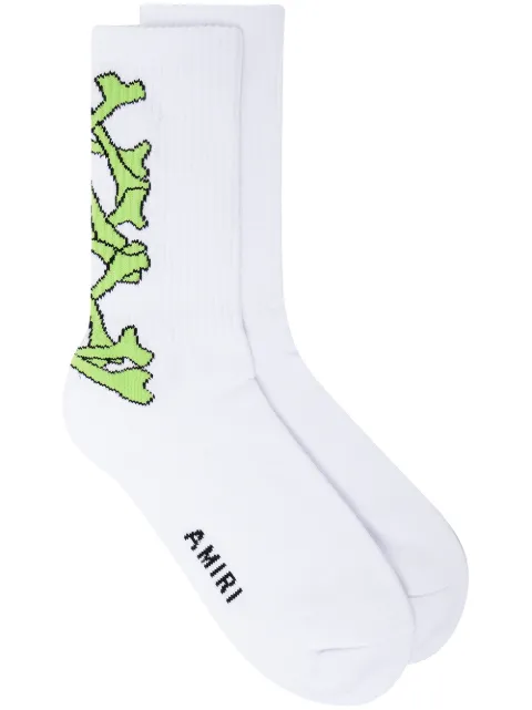 AMIRI logo-print socks