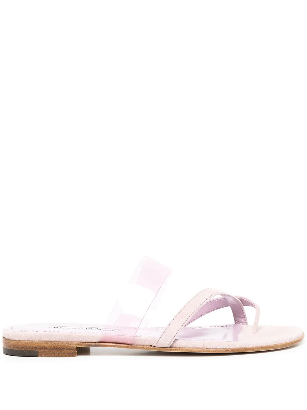 

Manolo Blahnik sandalias transparentes Susina - Morado