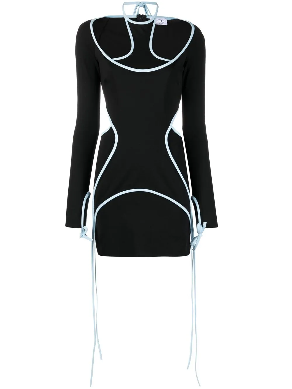 

The Attico cut-out minidress - Black